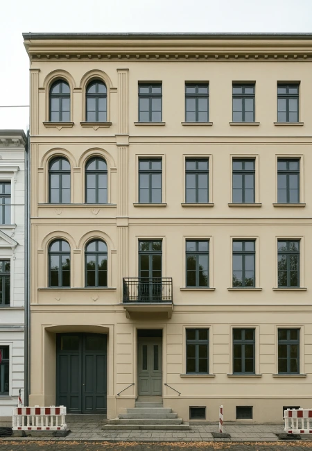 Vollständig saniertes Gründerzeithaus in Halle – Janusberg® realisiert nachhaltige Wertsteigerung durch Sanierung und Projektentwicklung.